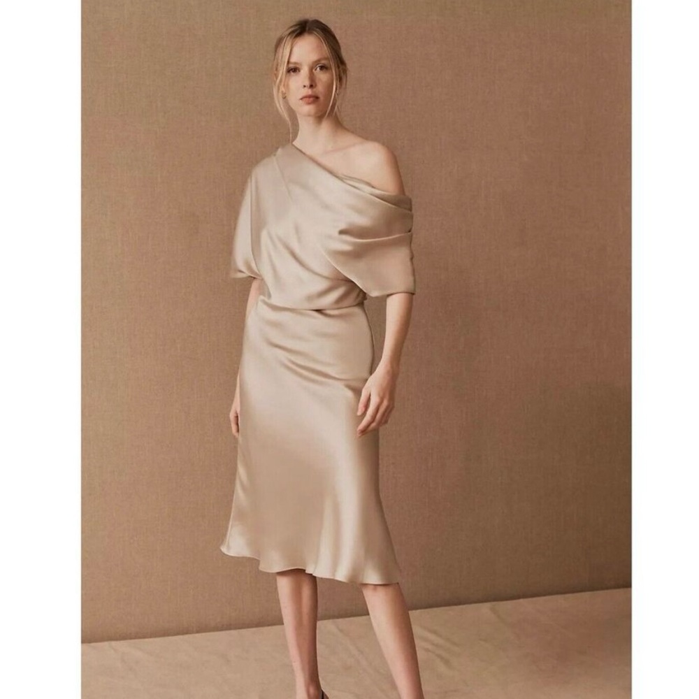 Amsale Sibyl Midi Dress